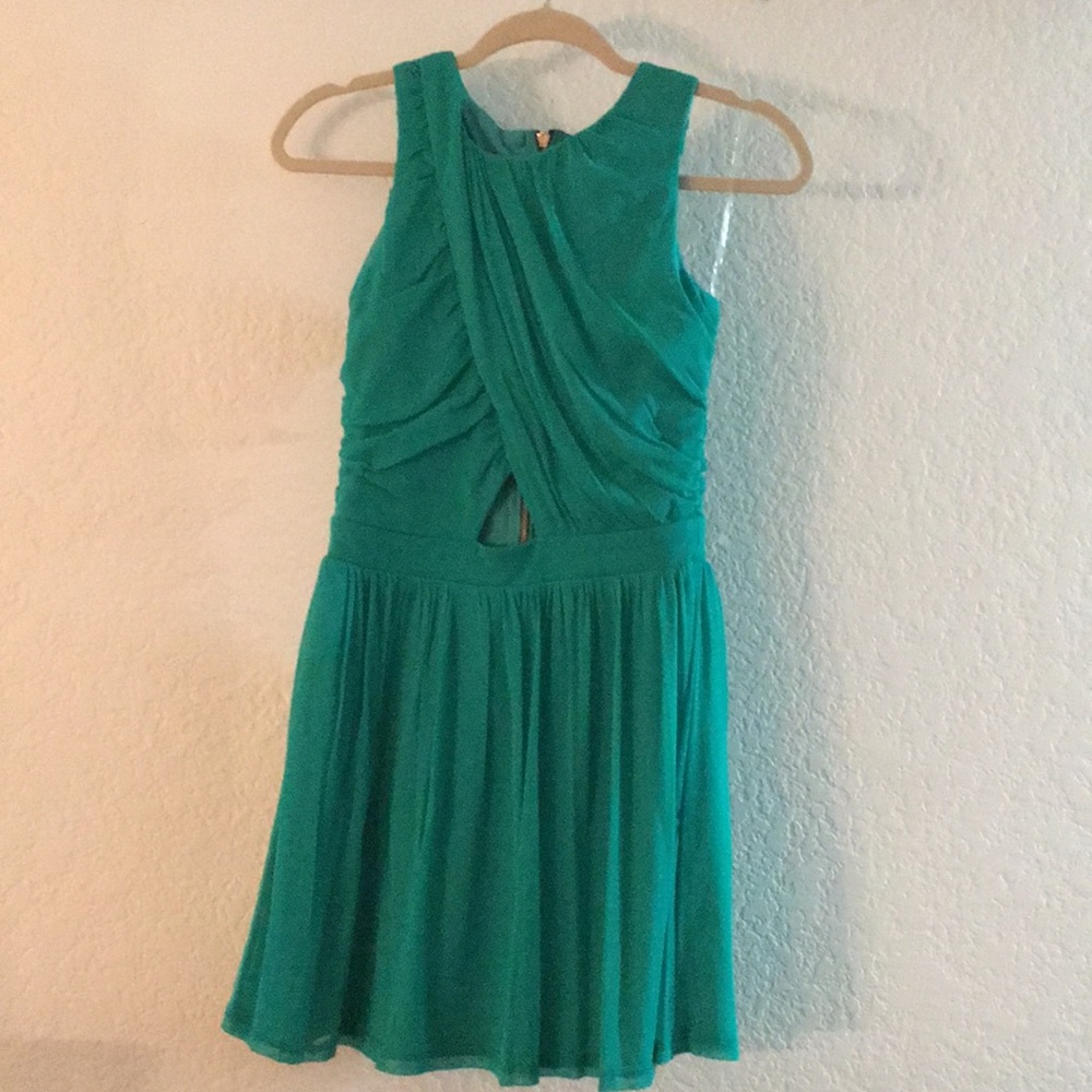 Mint green dress